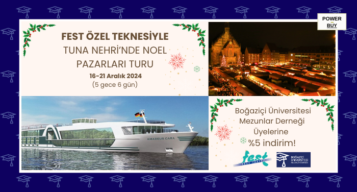 FEST ÖZEL TEKNESİYLE TUNA NEHRİ’NDE NOEL PAZARLARI GEZİSİ